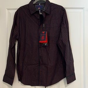 Mens English Laundry Long Sleeve Button Down Shirt